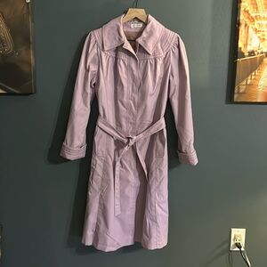 Lilac color trench coat women’s size 10